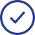 Approved sign with circular border